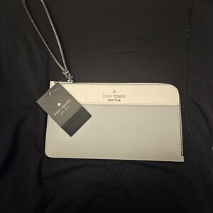 Kate Spade Gray Wristlet